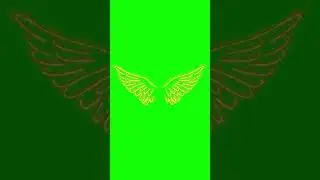 Angel Wings Green Screen #boostyourchannel #greenscreen #green