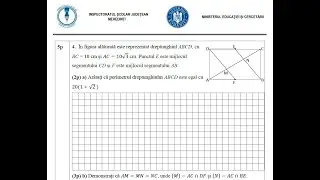Simulare matematică EN ISJ Mehedinți decembrie 2025 Subiectul III