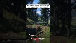 RDR2 Questions. What will you choose? #rdr2 #gaming