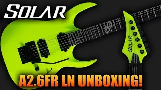 Solar A2.6GFR LN Guitar Unboxing!