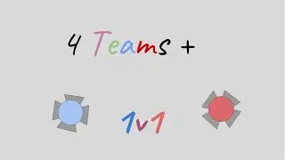 Trying Out Different Tanks in 4 Teams + 1v1 - Diep.io