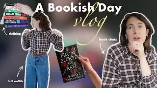 Spend a Bookish Day With Me (Thrifting in Norway, Book Haul, Cozy Fall Day)