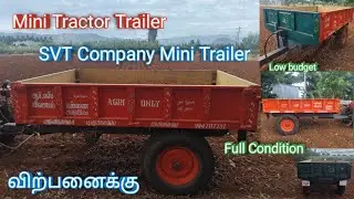Mini Tractor Trailer for sale | SVT mini Trailer for sale | Mini Tractor trailer sale in Tamilnadu 