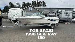 (SOLD) 1998 Sea Ray 180 with 2020 EZ Loader Trailer