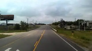 Rolling through Rio Vista, Texas on US Highway 174 South