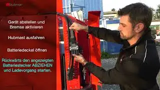 Sichere Inbetriebnahme eines BULMOR Elektro Seitenstaplers Serie EQ 1