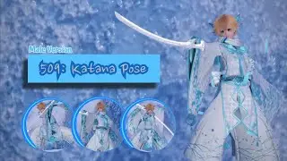 [PSO2:NGS EMOTES] 509: Katana Pose  (Male Version)