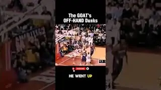 MJ's Left-Hand Dunks Compilation You've Never seen before! 😱 #shorts