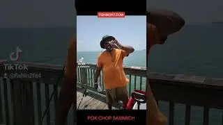 CATCHING SPOTS ON THE POK CHOP SAMMICH FISHIN2FIT.COM 🎣💪🏾 BUCKROE PIER