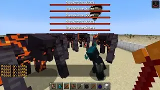 Minecraft Warden VS 5 Blackstone Golem(1v5)