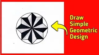 Simple Geometrical Circle Design || Geometrical Chart | Easy Geometry Pattern | Geometric