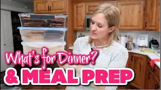 WHAT'S FOR DINNER & MEAL PREP | COOK WITH ME | FRUGAL FIT MOM VLOGMAS #14