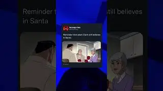 Superman still believes in Santa