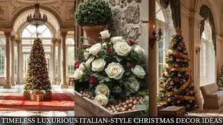 Luxurious Italian Style Christmas Decor Ideas for a Timeless Holiday Look