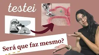 Pé Calcador Franja/Relevo | Como usar na máquina doméstica