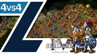 4vs4 Casual Game - Die Siedler 4 HE - Deutsch