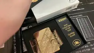 Zippo 2018 Collectible of the Year &ndash; Golden Scroll