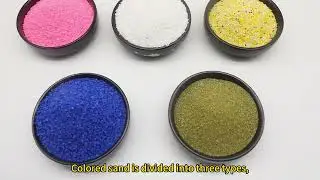 High-quality coloured round-grain sand Sand art dyed coloured sand Sintered round-grain colour sand