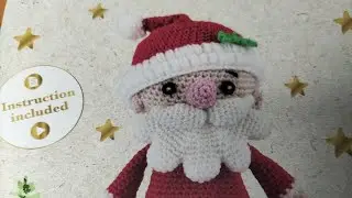 💓🎅vidéo 3 les oreilles,la moustache et le nez du PERE NOEL 🎅💓#amigurumiaction #amigurumiscrochet