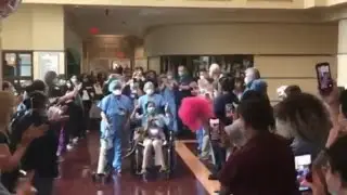 Osceola Hospital celebrates COVID19 patient