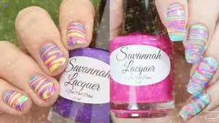 Nail Art | Bestie Twin Nails with MrsWhite8907 ft. Savannah Lacquer