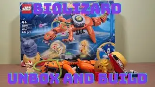 77003 Lego Super Shadow and Sonic vs Biolizard Unbox and Build