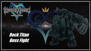 Kingdom Hearts Final Mix | Proud Mode | Rock Titan Boss Fight