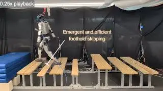 Walk the PLANC: Physics‑Guided RL for Agile Humanoid LocomotioN on Constrained Footholds