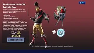 Fortnite - The Red Strike Pack (PS4)