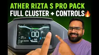 Ather Rizta S Pro Pack 🔥 | Full Instrument Cluster + Handle Controls Overview 🛵 #SurtiRider