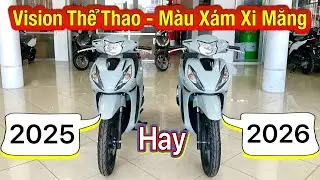 So sánh nhanh Vision 2025 và 2026 | Giá bán + Khuyến mãi + Trả góp #vision2025 #vision2026