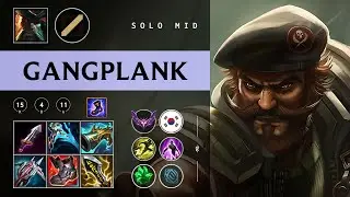 Gangplank Mid vs Yasuo - KR Master Patch 26.02