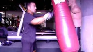 Razor Rob M on the heavy bag 174.avi