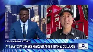 LAFD Captain Danny Wu on Wilmington Tunnel Collapse - ABC News