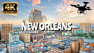New Orleans, Louisiana In 4K By Drone - Amazing View Of New Orleans, Louisiana