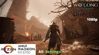 Wo Long: Fallen Dynasty - RX 6700 Benchmark Run - All Settings