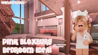 Pink room 6.2k | Bloxburg | wanderlustt 💗
