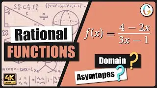 How to find the domain, vertical asymptotes, and horizontal asymptotes of f(x) = (4 - 2x)/(3x - 1)
