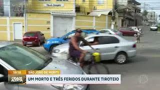 UM MORTO E TRÊS FERIDOS DURANTE TIROTEIO EM SÃO JOÃO DE MERITI