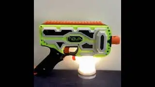 NOVA 3D Printed Blaster By Dr.Flux - Unique Gift For A Foam Fighter!  #shorts #nerf #blaster #nova