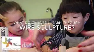 Reggio Emilia Inspired Preschool in Bristol, CT: Wire Sculpture