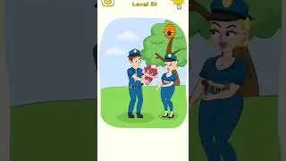Draw Police - Tricky Puzzles Level 50