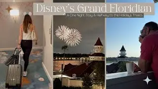 Disney's Grand Floridian Resort Water View Room Tour | Taste Testing Halfway to the Holidays Treats