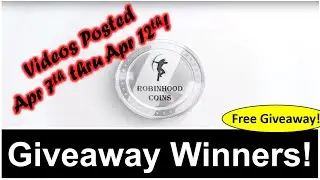Robinhood Coins Giveaway Winners Announcement Week 40! Free Giveaway!