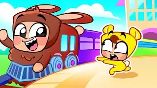 Train Safety Rules! 🚉🚨 SUBSCRIBE for Funny Kids Songs And Nursery Rhymes&hearts;️