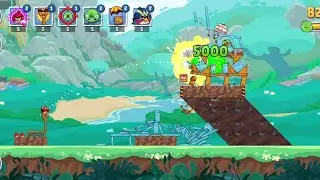Angry Birds Friends  Levels 1 to 6: Destruction Bliss! #BirdsGoneWild