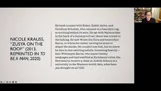 Stuck with the Past: Exploring Jewish Memory Through Contemporary Jewish Literature