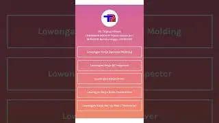 LOWONGAN KERJA PT. TRIPLUS HITECH Hari ini #batam #shorts #lowker #loker #desember2021