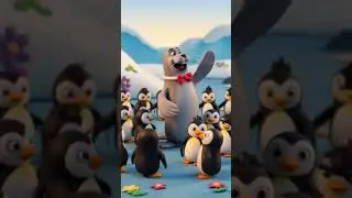 Laugh-out-loud moments with ocean animals 😂🌊 #seal #penguins #ice #cartoon #cute #funny #viral #sea