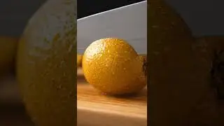 Juicy Golden Kiwi Cutting ASMR 🥝#asmr#fruitcutting#satisfying#shorts#kiwi